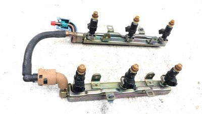 2006 Honda Accord Complete Fuel Rail With Injectors Set Loaded Oem 3.0L 7132061
