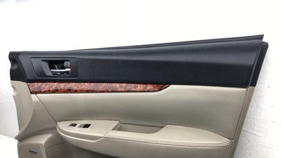 11-14 Legacy Outback Passenger Right Front Door Trim Panel With Switches Ivory