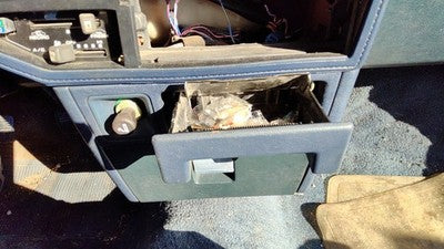 1985-1986 Toyota Camry Ash Tray Assembly Oem Slide Out Dash Blue