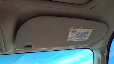 2007-2008 Lincoln Navigator Passenger Right Sun Visor Oem Tan 7L2z7804104aa