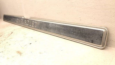 1973-1980 Chevy C10 K10 Tailgate Finish Panel Tail Gate Trim Chrome Oem 00345806