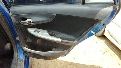 09 10 Corolla Passenger Right Rear Inside Door Trim Panel With Switches Back