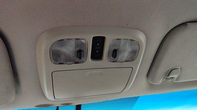10-12 Ford Fusion Center Overhead Console Oem Dome Light Map Lamp Cubby Black Dw
