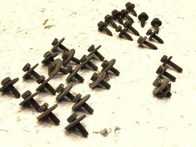 1986 Chevy Corvette C4 Set Of Bolts For Inner Fender Oem Hardware