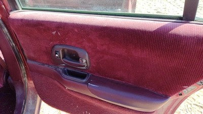 95-97 Chevy Lumina Passenger Right Rear Door Trim Panel With Switches Back Red