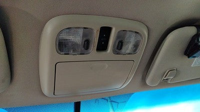 10-12 Ford Fusion Center Overhead Console Dome Light Map Lamp Cubby Charcoal Dw