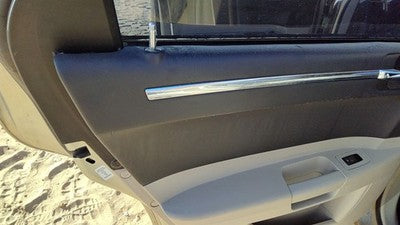 05-07 Chrysler 300 Driver Left Rear Door Trim Panel With Switches Back Gray D1