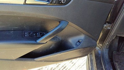 12-19 Vw Passat Driver Left Front Door Trim Panel With Master Switch Black Tb