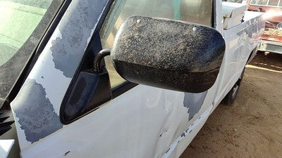 1988-1999 Chevy Silverado 1500 Driver Left Manual Side Mirror Door Mounted White