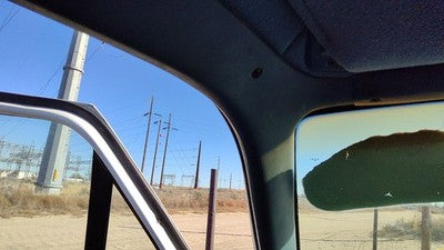 1995 F150 Driver Passenger Right Left A Pillar Trim Windshield Post Panel Blue