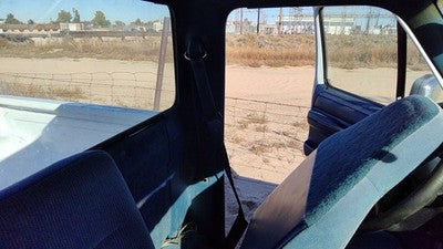 1995 Ford F150 Driver Left B Pillar Trim Panel Standard Cab Oem Blue