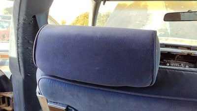 1984 Deville Sedan Lh Driver Left Head Rest Oem Cloth Blue