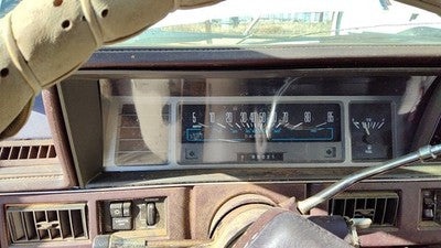 1985-1996 Olds Ciera Trim Bezel Around Speedometer Oem Dash Surround Panel Red