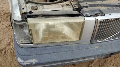 90-92 Volvo 740 Passenger Right Head Light Oem Front Lamp With Bracket 13696042