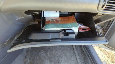 98-01 Oldsmobile Intrigue Glove Box Assembly Complete Door With Latch Gray 14B