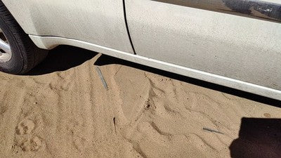 02-09 Gmc Envoy Passenger Right Lower Rocker Panel Moulding Side Skirt White 50U