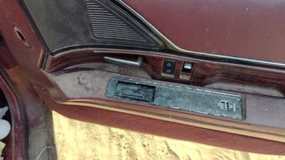 1998 Buick Lesabre Passenger Right Front Door Trim Panel With Switches Red