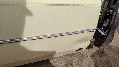 1980-1984 Cadillac Deville Driver Left Chrome Trim Rear Back Strip Oem