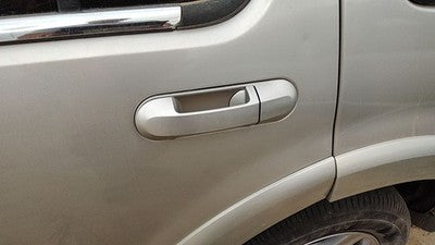 2003-05 Lincoln Aviator Driver Left Rear Outside Door Handle Oem Back Silver Jp