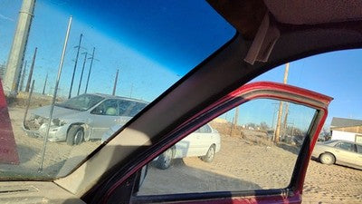 1997 Nissan Hardbody Passenger Right A Pillar Trim Windshield Post Panel Gray