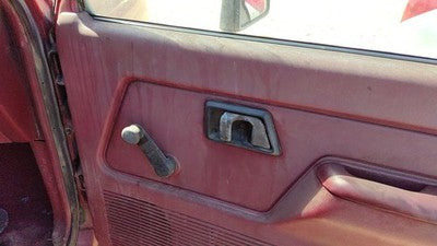 1990 Ford Bronco 2 Passenger Right Front Door Trim Panel Red