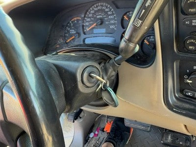 2003-2007 Chevy Silverado 2500 Steering Column Assembly Oem 6.6L Tan 52D