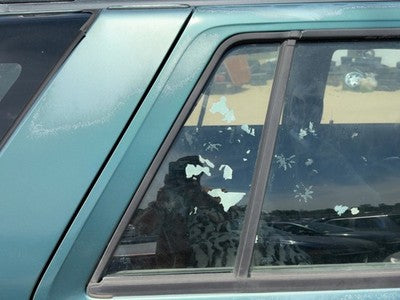91-97 Rodeo Passenger Right Rear Vent Window Back Door Glass With Frame Oem