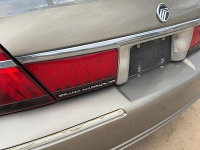02 Mercury Grand Marquis License Plate Trim Surround Panel Oem Tail Trunk Finish