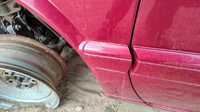 95-02 Eldorado Driver Left Moulding From Fender Trim Strip Crimson Red 86U