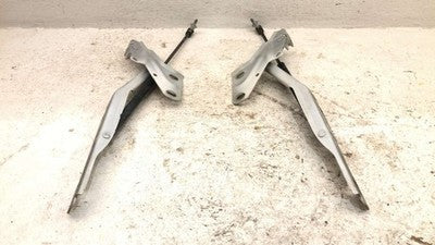 10-18 Dodge Ram 4500 Pair Of Hood Hinges Right Left Set Assembly Oem White Pw7