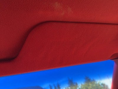 1986 Olds 88 Passenger Right Sun Visor Oem Red