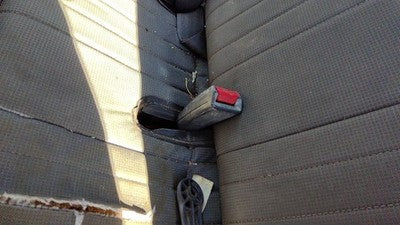 1996 Nissan Hardbody Driver Left Front Seat Belt Buckle Receiver Oem Gray