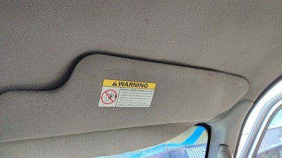 1999 Ford F150 Passenger Right Sun Visor Oem Gray C2