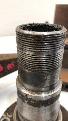 81-93 Ram W250 Passenger Right Front Spindle Steering Knuckle With Wheel Hub