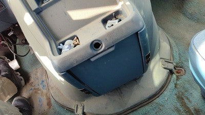 1995 Gmc Van 3500 Complete Dog House Oem Center Console Engine Cover Blue