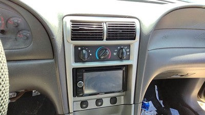 2001-2004 Ford Mustang Trim Bezel Around Radio Surround Dash Panel Oem Black 9W