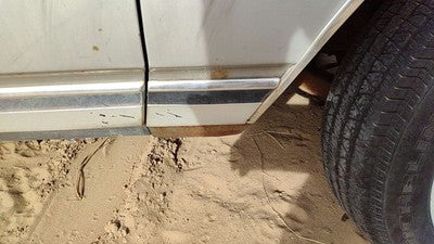Chevy Caprice Passenger Right Moulding From Fender Oem Trim Strip Back