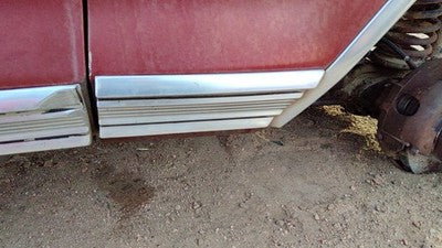 1979 Ford F150 Passenger Right Moulding From Fender Oem Trim Strip Maroon