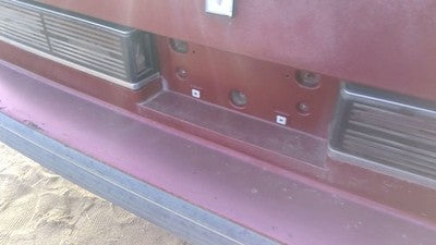 1990-1991 Olds Eighty Eight Tail Trim Panel Below Tail Lights Oem Red 25552895