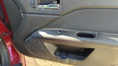10-12 Ford Fusion Passenger Right Front Door Trim Panel With Switches Black Dw