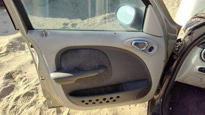 01-02 Pt Cruiser Driver Left Front Door Trim Panel With Master Switch Fl Taupe