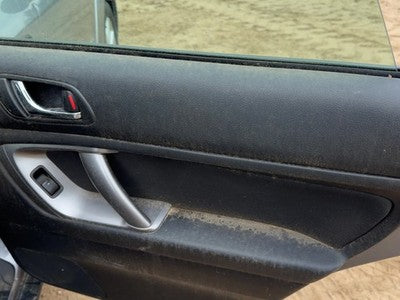 08-09 Legacy Outback Passenger Rear Door Trim Panel With Switches Back Black