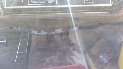 1985 Olds 88 Lower Dash Under Column Knee Bolster Trim Panel Oem Tan