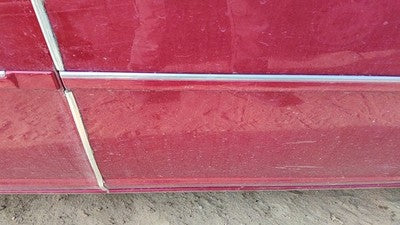 06-07 Lucerne Passenger Right Front Moulding From Door Trim Strip Crimson 86U
