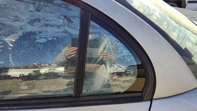 1996-2000 Saturn Sl1 Driver Left Rear Vent Window Back Door Glass With Frame Oem