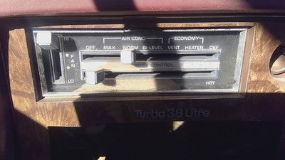 1978 Buick Regal Temperature Control Module In Dash Heater Ac Head Unit Oem