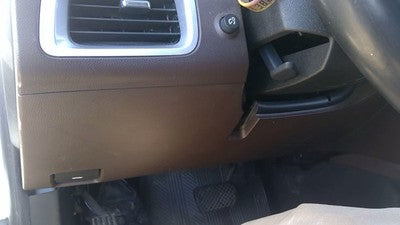 10-17 Chevy Equinox Lower Dash Under Column Knee Bolster Trim Panel Brown Afn