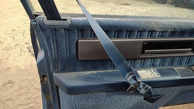 89 Cutlass Calais Driver Left Front Door Trim Panel Wh Master Switch Blue 2 Door