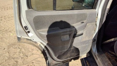 02 Ford Explorer Driver Left Rear Inside Door Trim Panel With Switches Back Gray