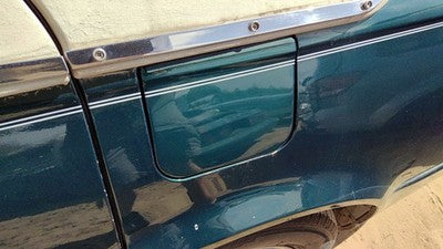 1998-2004 Cadillac Seville Fuel Tank Door With Hinge Gas Lid Oem Filler Green
